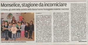 Articolo de "Il Mattino" di Padova del 28 ottobre 2014