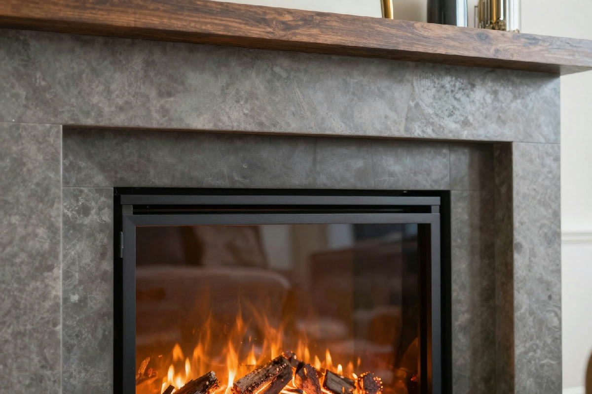 La trasformazione del soggiorno dopo la ristrutturazione del camino è sorprendente e innovativa