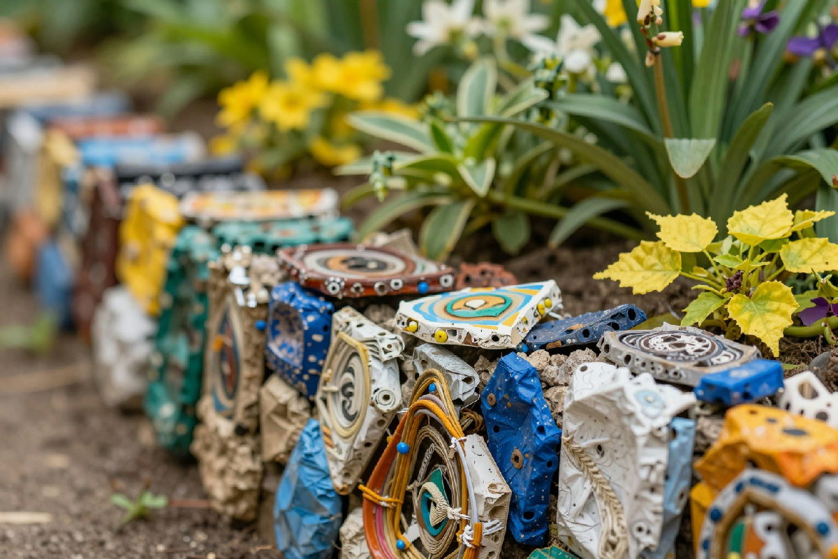 Come abbellire il giardino con bordure creative: idee pratiche e materiali riciclati